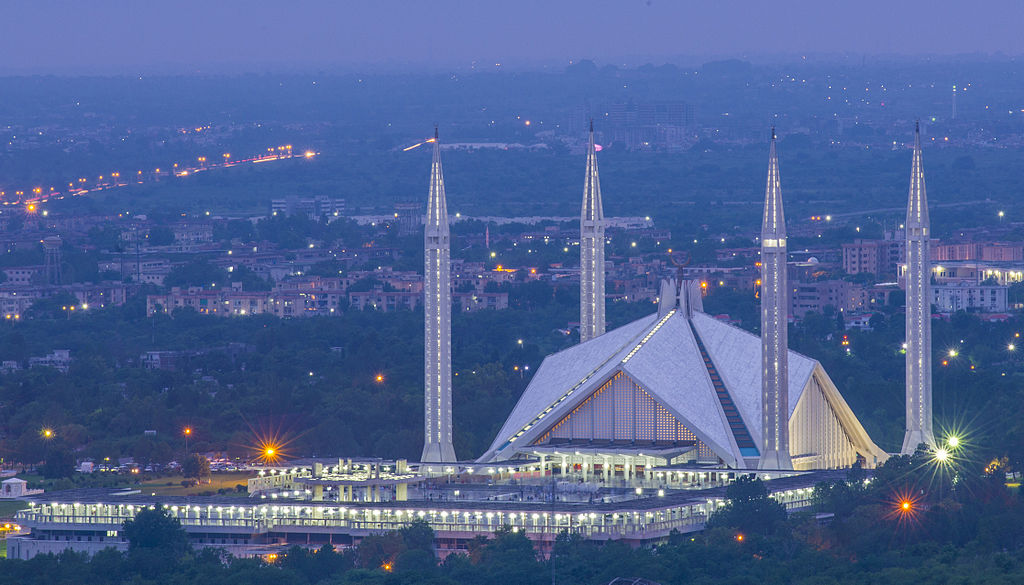 Faisal_Masjid_From_Damn_e_koh, Islamabad ,Pakistan